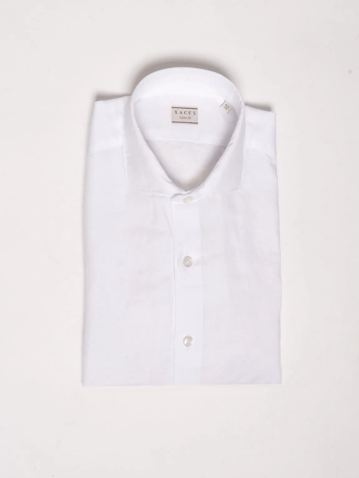 Camicia in Misto Lino Bianco