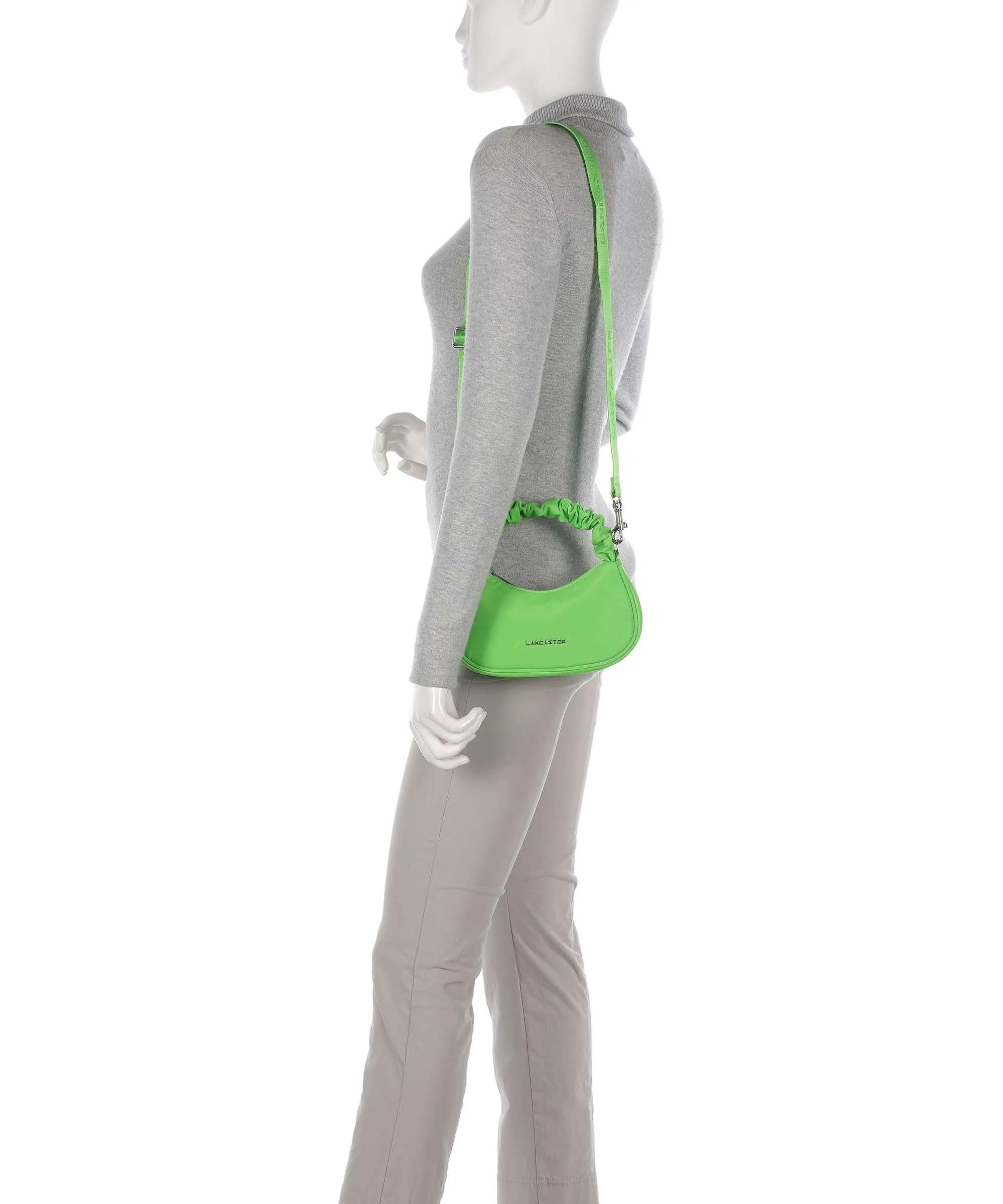  Lancaster Basic Chouchou Borsa a tracolla nylon verde chiaro  