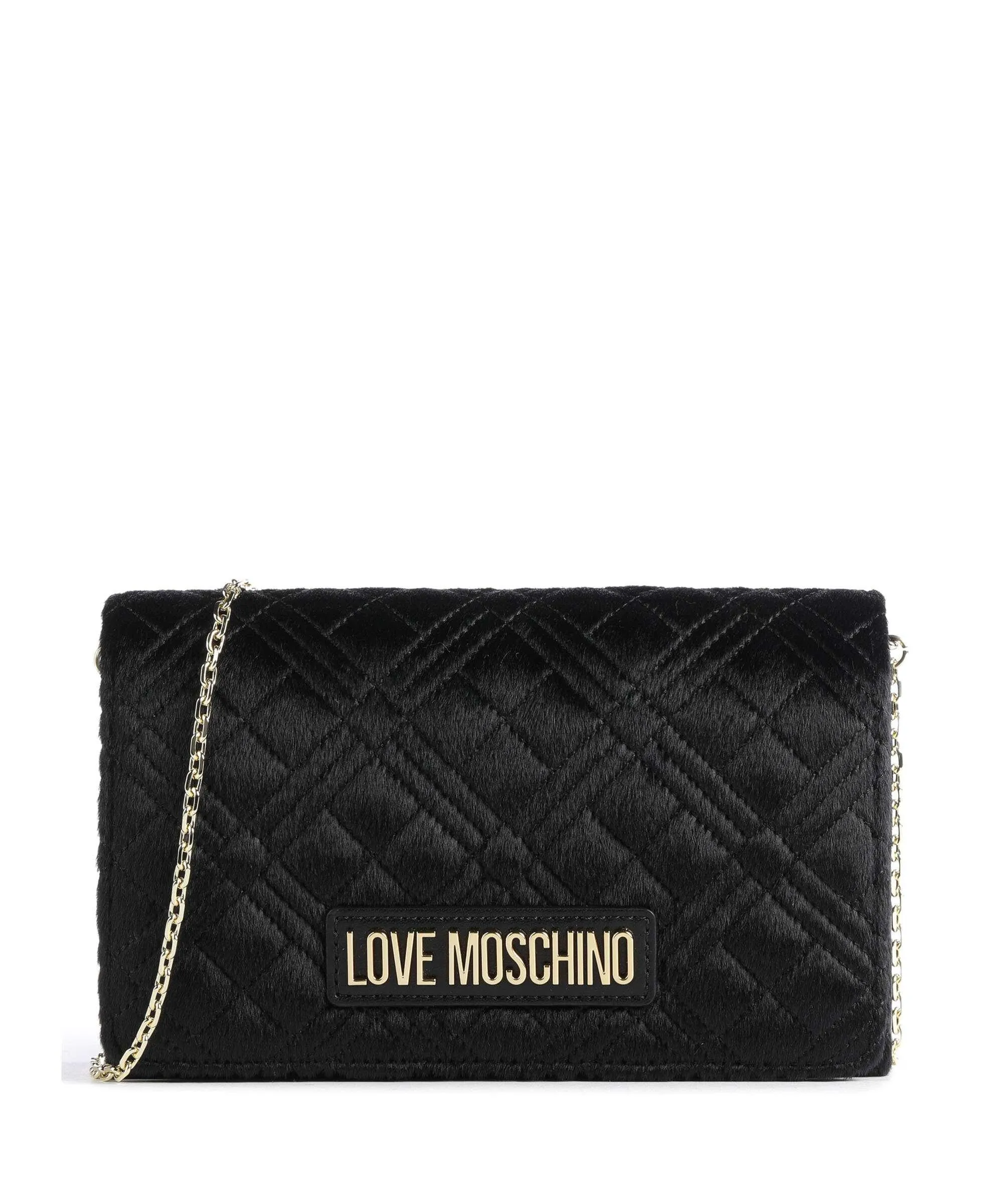  Love Moschino Smart Daily Borsa a tracolla poliestere nero  