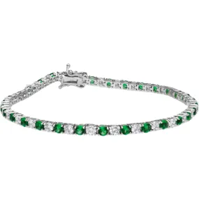 SARNIORO Bracciale tennis uomo in argento 925